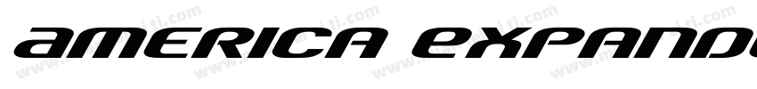America Expanded字体转换